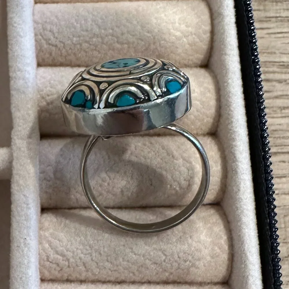 Genuine Turquoise Ring - Picture 3 of 3
